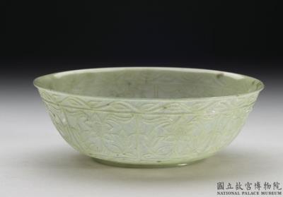 图片[2]-Jade round bowl with carving throughout, Ottoman Empire-China Archive